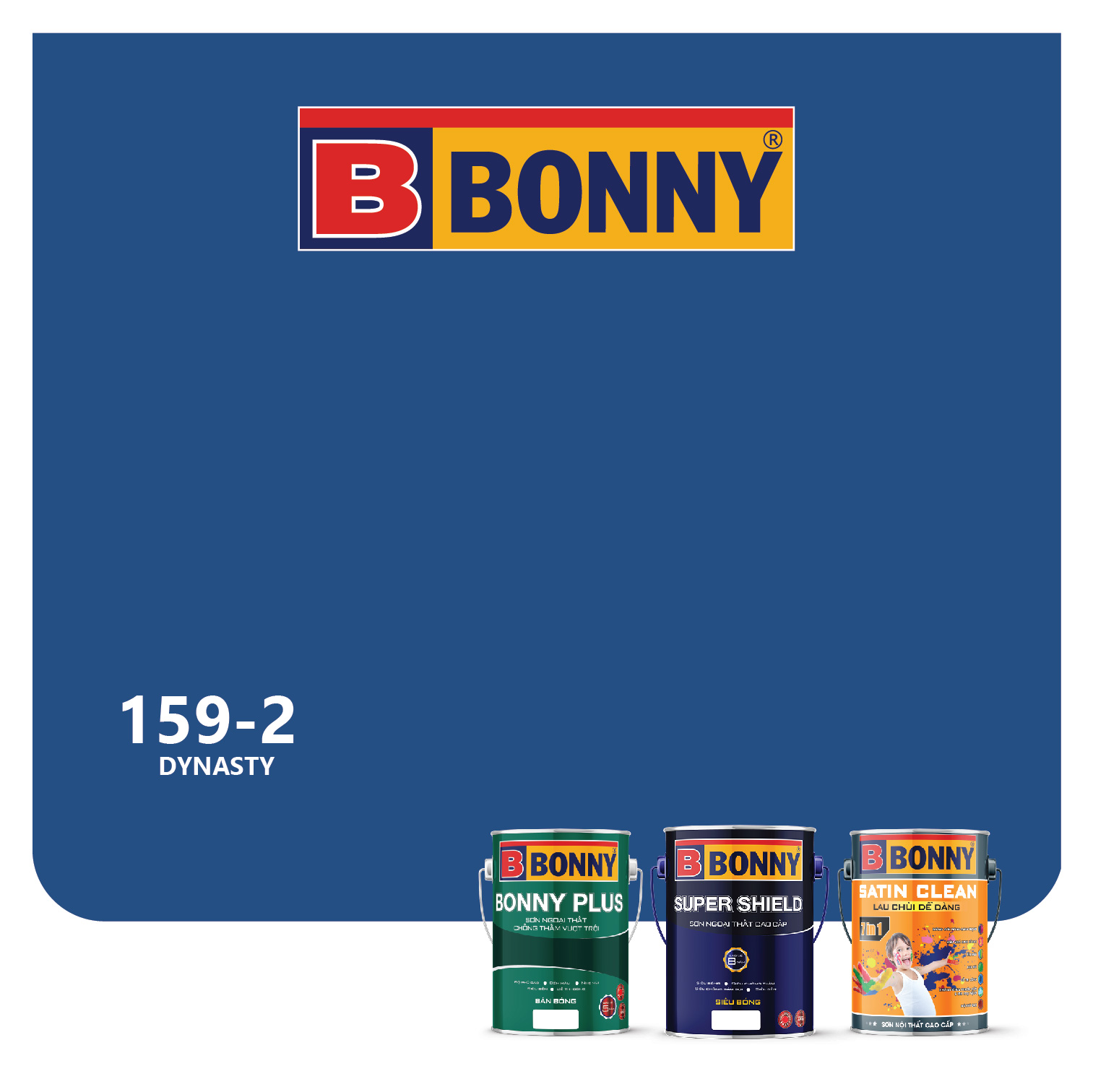 Bảng màu sơn Bonny